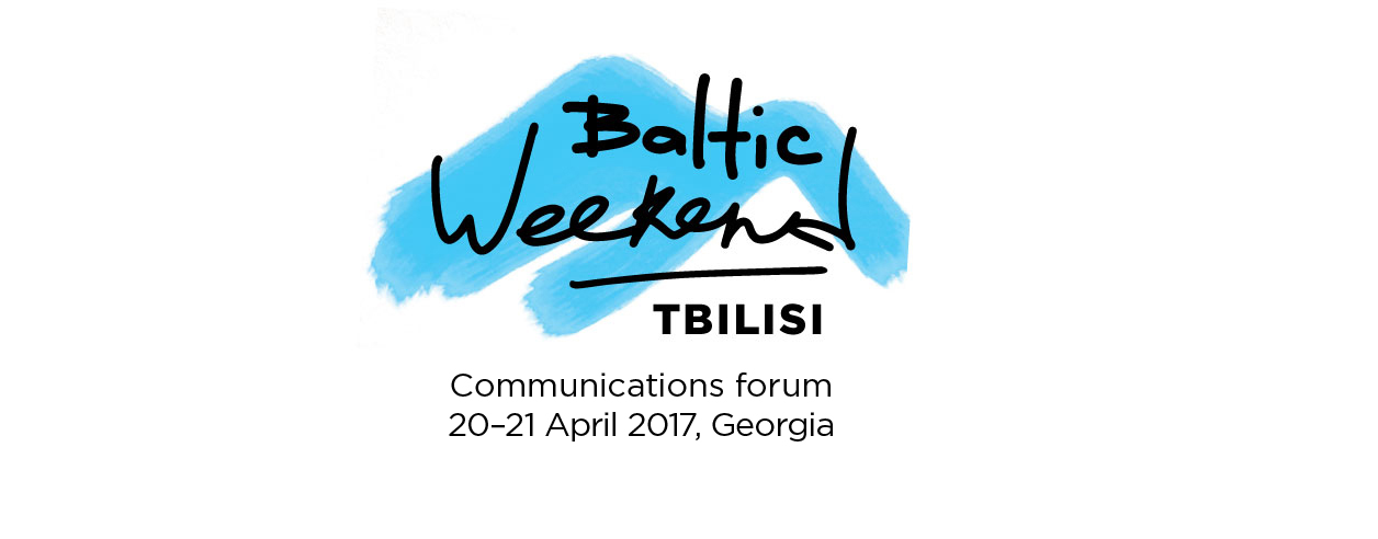 20-21 апреля состоится международный форум  Baltic Weekend 2017: Georgian Edition