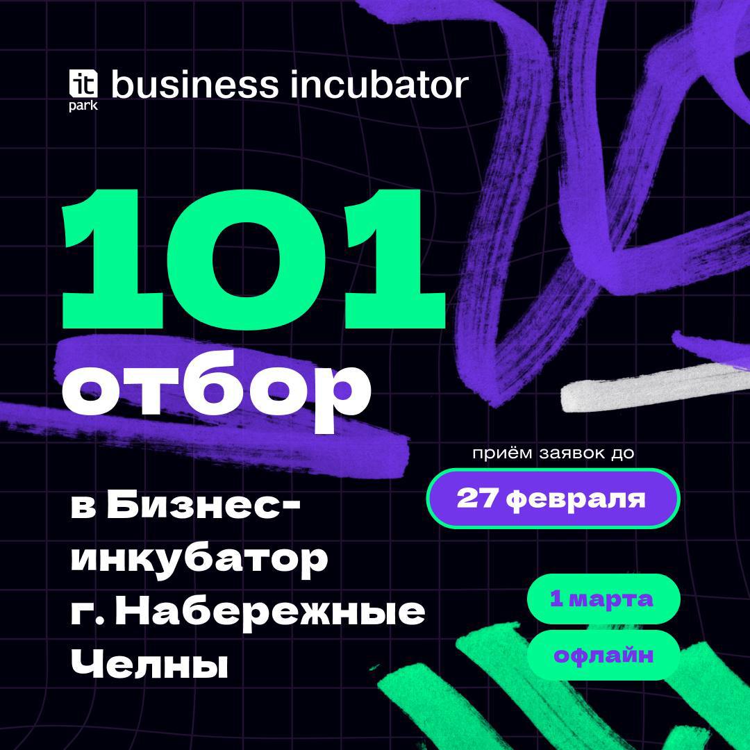Сегодня прошел 101 отбор проектов Бизнес-инкубатора ИТ-парка г.Набережные Челны